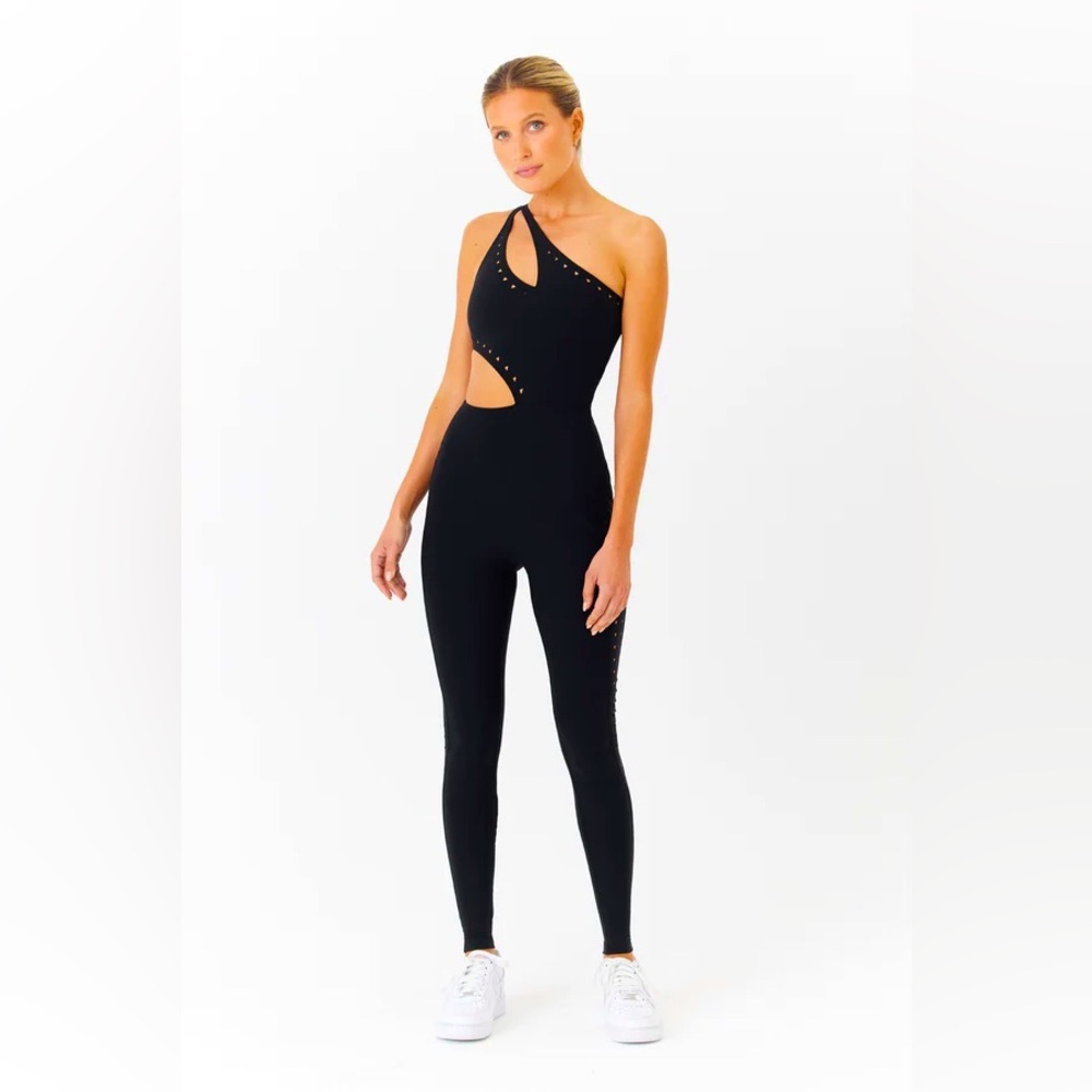 GIGI C Black Cutout Jumpsuit